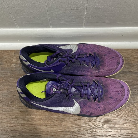Nike Kobe 8 System Purple Gradient Men\'s Basketball Shoes 555035-500 Sz 12 FAIR main image 5